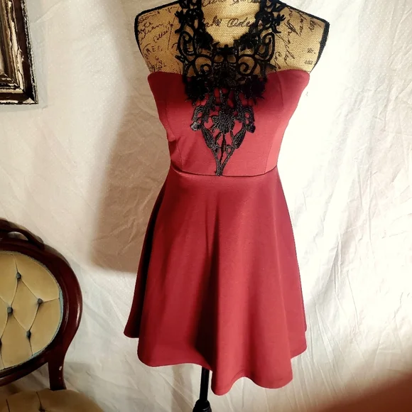 chinese dress ladies Petal & Pup Pierre Long Sleeve Lace Maxi Dress